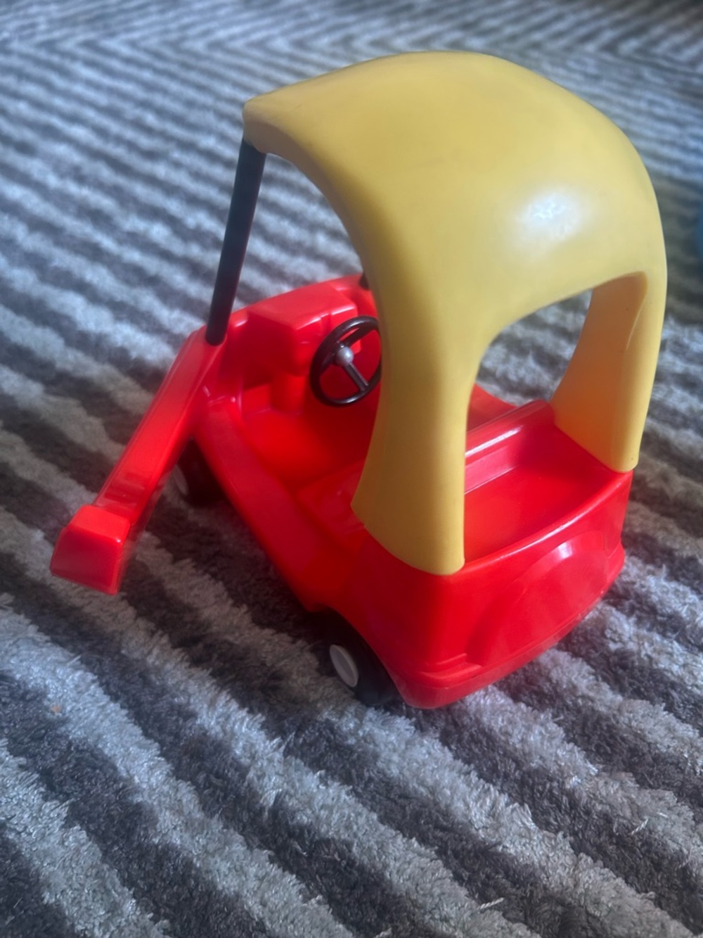 Little Tikes Dollhouse Size Crazy Coupe car vehicle doors wheel cute 7 x 5 inch - Picture 2 of 4